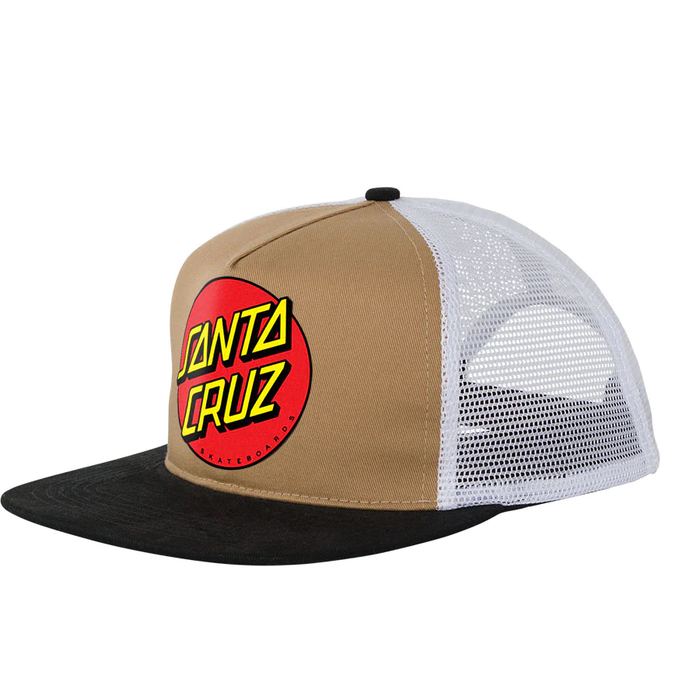 Santa Cruz Mesh Hat Classic Dot Sandstone