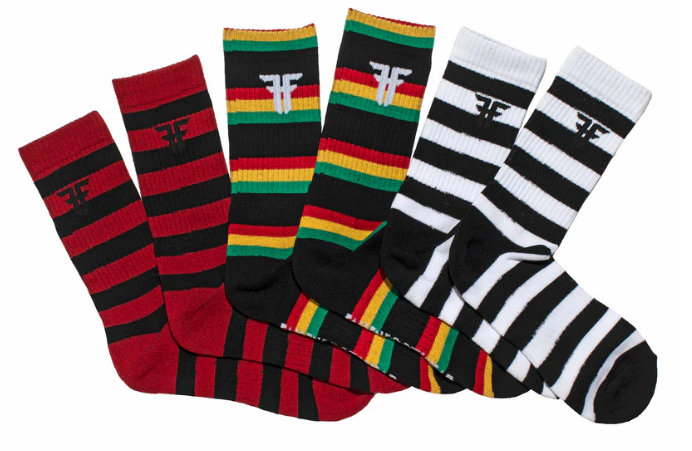 Fallen Socks Trademark Stripe